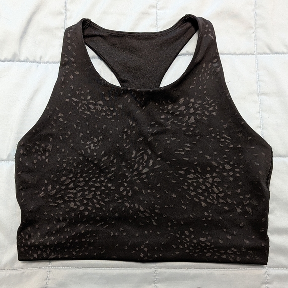 GapFit Black High Impact Double-Lined Longline Sports Bra | Size Small - Picture 5 of 5